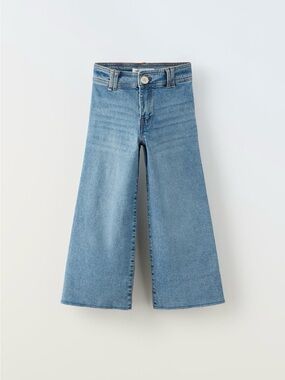 Sailor Jeans- Wide-Leg High-Waist Light Blue Girl Jeans